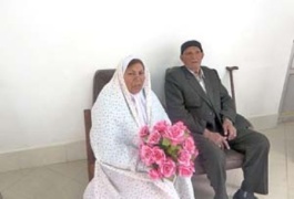 ازدواج داماد 87 ساله و عروس 62 ساله در خراسان: تصویر