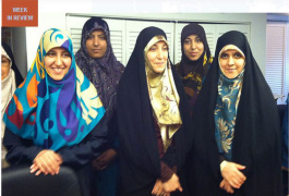 نخستین سفر علمی طلاب زن ایرانی به آمریکا : تصویر