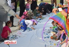 مسابقه نقاشی به مناسبت هفته سلامت و زمین پاک در زابل