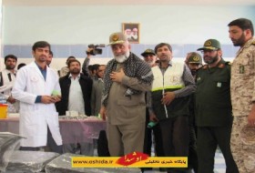 نوزدهمین بیمارستان صحرایی در مدرسه شهید دهباشی روستای سدکی هامون افتتاح شد