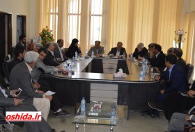 نشست استاندار وفرمانداران حوزه سیستان با معاون وزیر صنعت ومعدن تجارت کشور