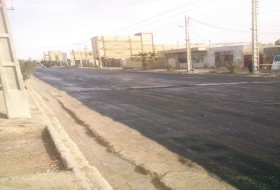 خیابان شهید باقری زابل  در روزهای آینده آسفالت می شود