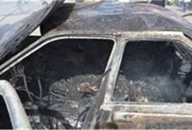 سوختن 2 نفر با آتش‌سوزی خودروی پراید در زابل
