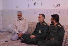 دیدار فرماندهان قرارگاه شهیدهراتی وناحیه مقاومت بسیج سپاه زابل با آزادگان +عکس