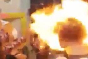 آتش گرفتن دختر نوجوان در جشن تولدش + فیلم