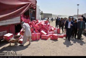 صادرات 875 هزار تن کالا از پایانه مرزی میلک به افغانستان