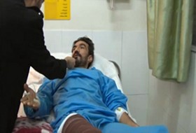 بگو مامورها زدند!/ مصاحبه افشاگرانه با یکی از مجروحان حادثه شاهین شهر در بیمارستان + فیلم