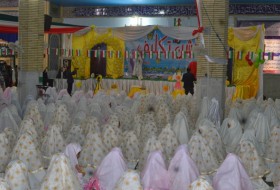جشن تکلیف1500 دانش آموز دخترشهرستان زابل برگزار شد+تصاویر