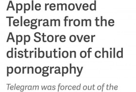 مدیر مارکتینگ اپل دلیل حذف تلگرام در اپ‌استور را اعلام کرد