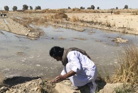 رها سازی آزمایشی آب در بیش از 2 هزار هکتار از اراضی شت سیستان