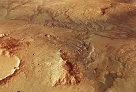کشف ردی از رودخانه‌‌ها بر سطح مریخ