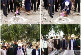 کلنگ ساخت مقبره شهدای گمنام در بنجار به زمین زده شد