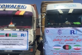 اولین محموله تجاری ایران از راه افغانستان به ازبکستان صادر شد
