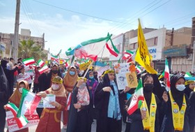 راهپیمایی 13 آبان در زابل برگزار شد