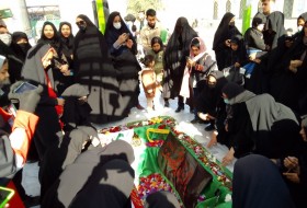 برگزاری مراسم تشییع و تدفین پیکر پاک و مطهر شهدای گمنام در زابل